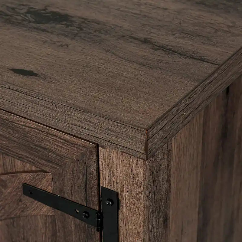 Mueble de TV de 58 pulgadas con mesa consola y chimenea eléctrica integrada