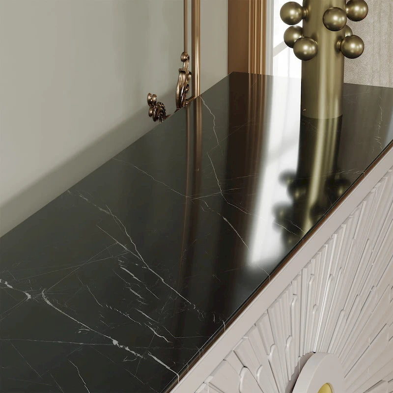 Aparador decorativo moderno de 62.99" con estantes de almacenamiento
