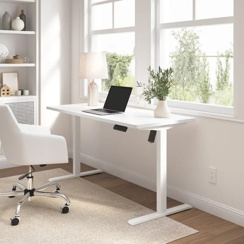 Escritorio eléctrico elevable de 55" de ancho x 24" de profundidad