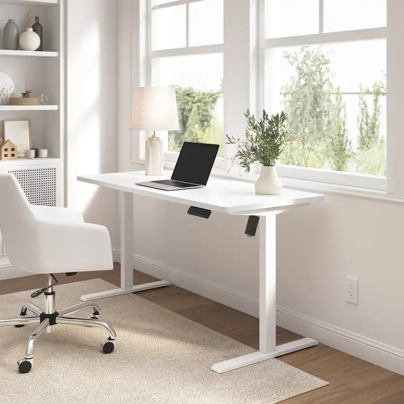 Escritorio eléctrico elevable de 55" de ancho x 24" de profundidad