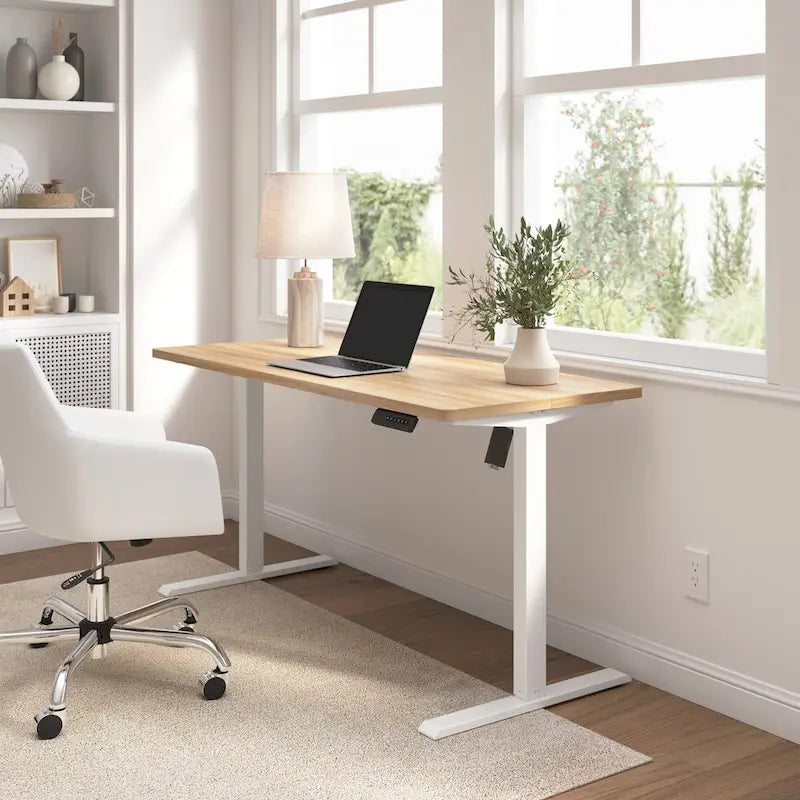 Escritorio eléctrico elevable de 55" de ancho x 24" de profundidad