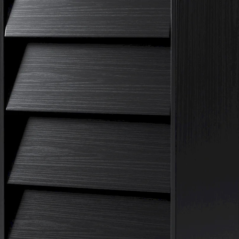 Cómoda de madera de 4 cajones, cajonera alta para dormitorio o sala de estar