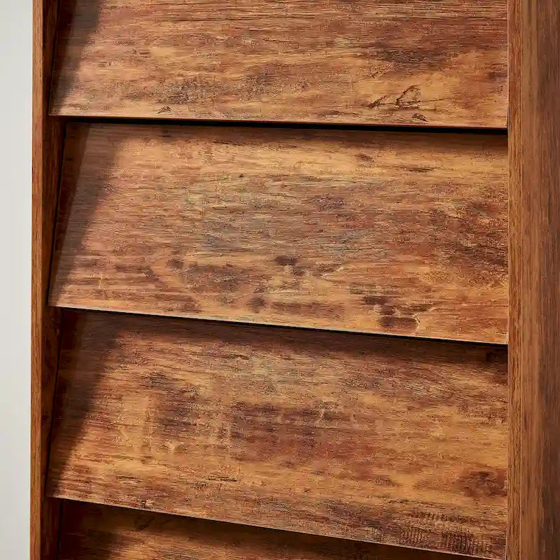 Cómoda de madera de 4 cajones, cajonera alta para dormitorio o sala de estar